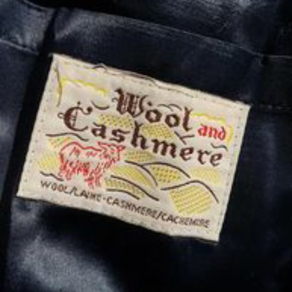 Mens Cashmere/Wool Winter Coat - Picture 2 of 3